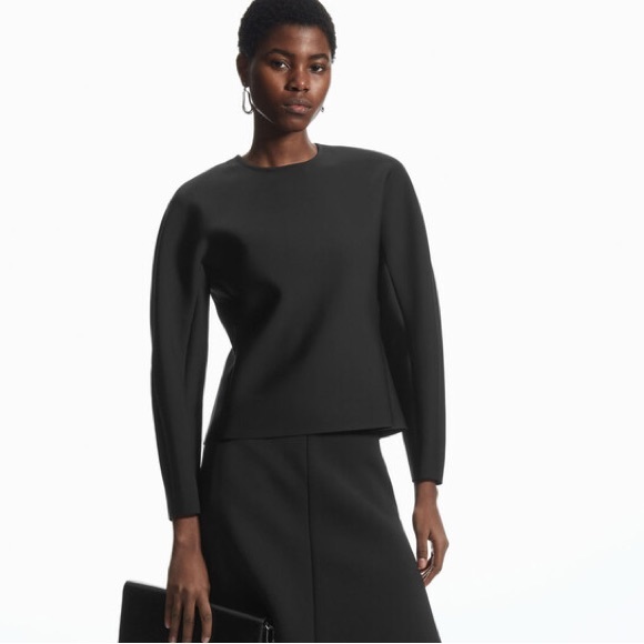 COS ~STRUCTURED WAISTED TOP (NWT) - Picture 11 of 13